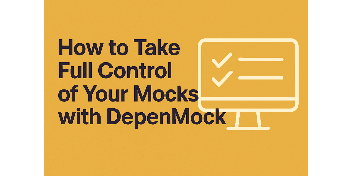 Featured image for How to Take Full Control of Your Mocks with DepenMock