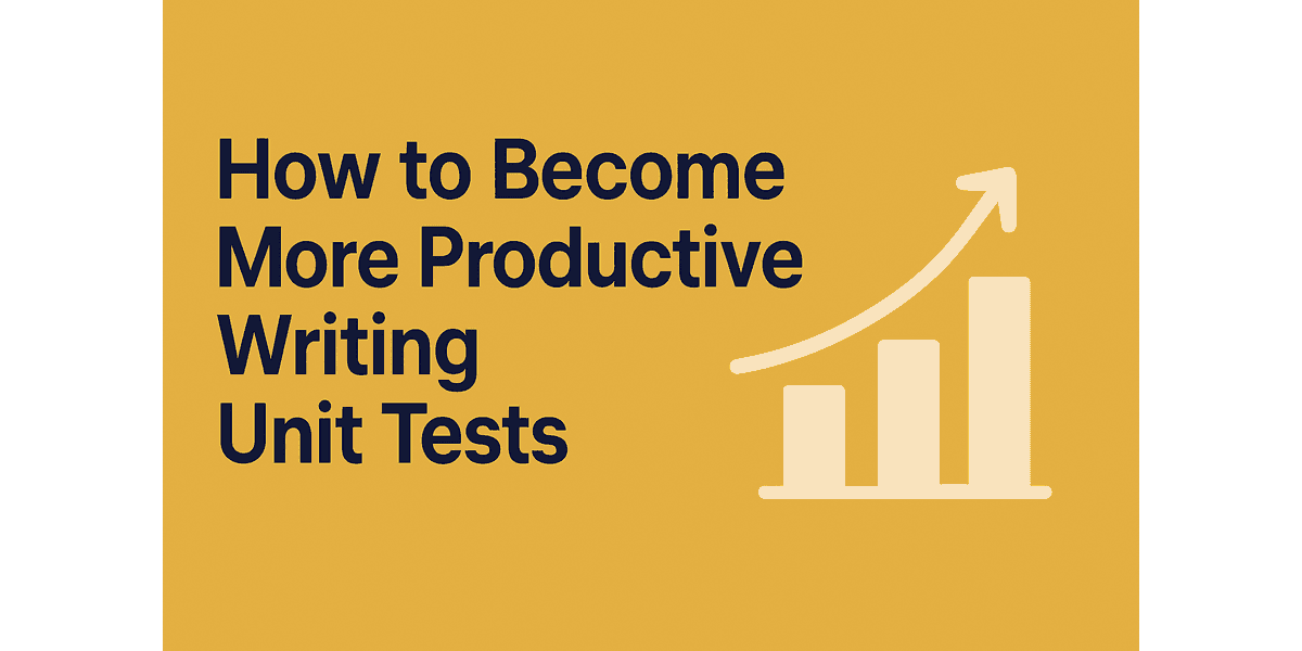 Featured image for How to Become More Productive Writing Unit Tests